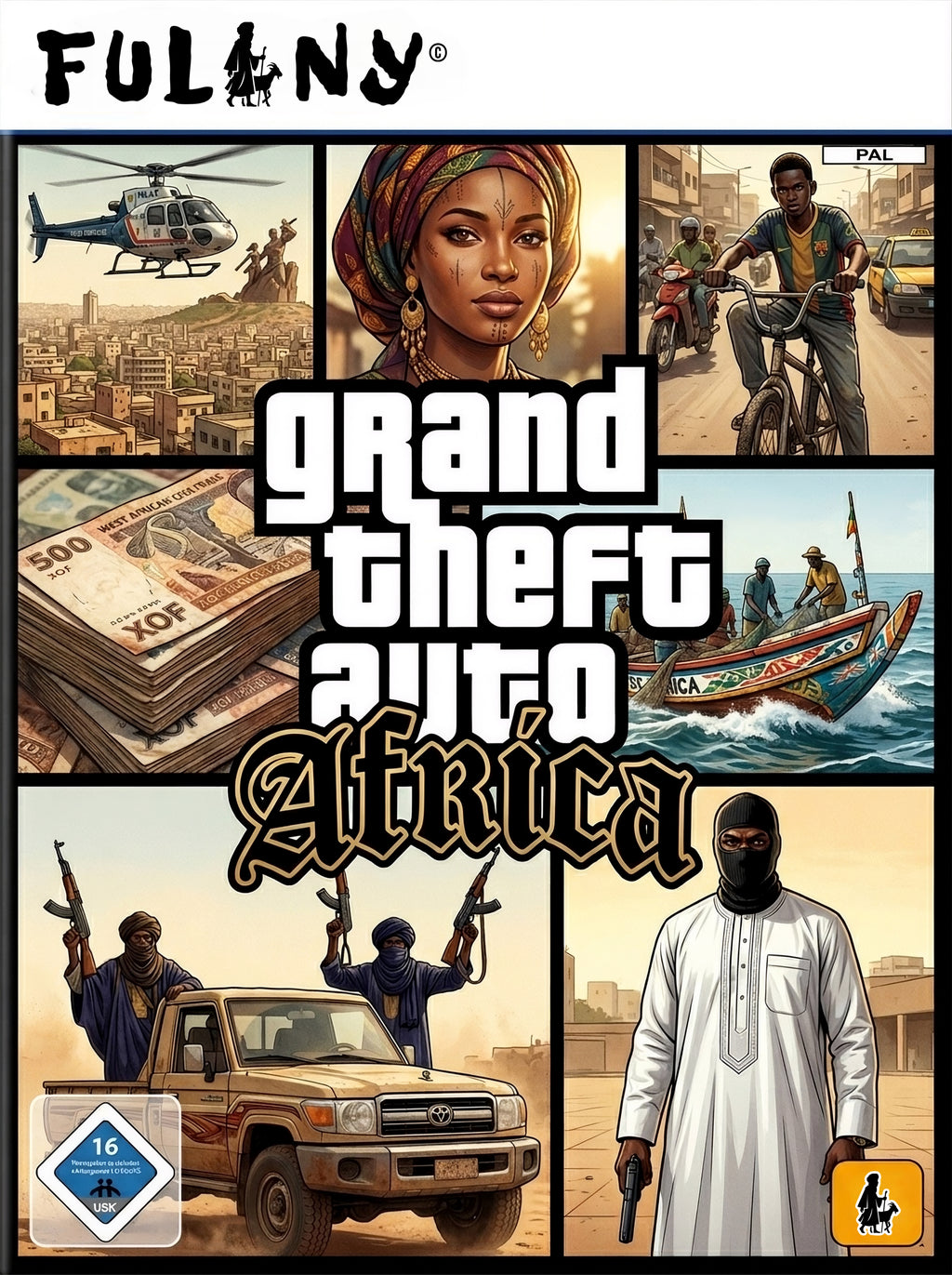 T-SHIRT GTA AFRICA